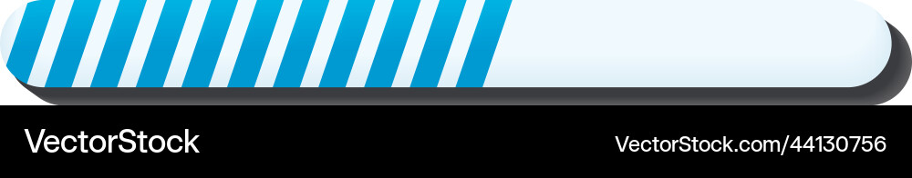 Flat ui load bar vector image