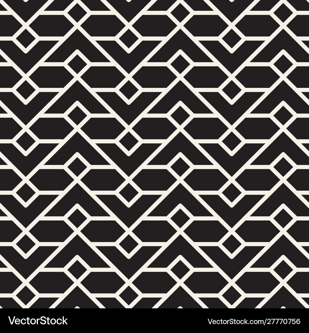 Geometric Line Pattern - Abstract Tile vector image