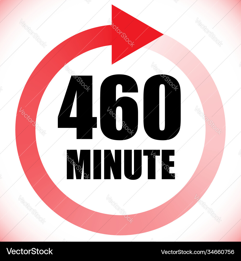 Numbers numerals dial time duration and schedule Vector Image