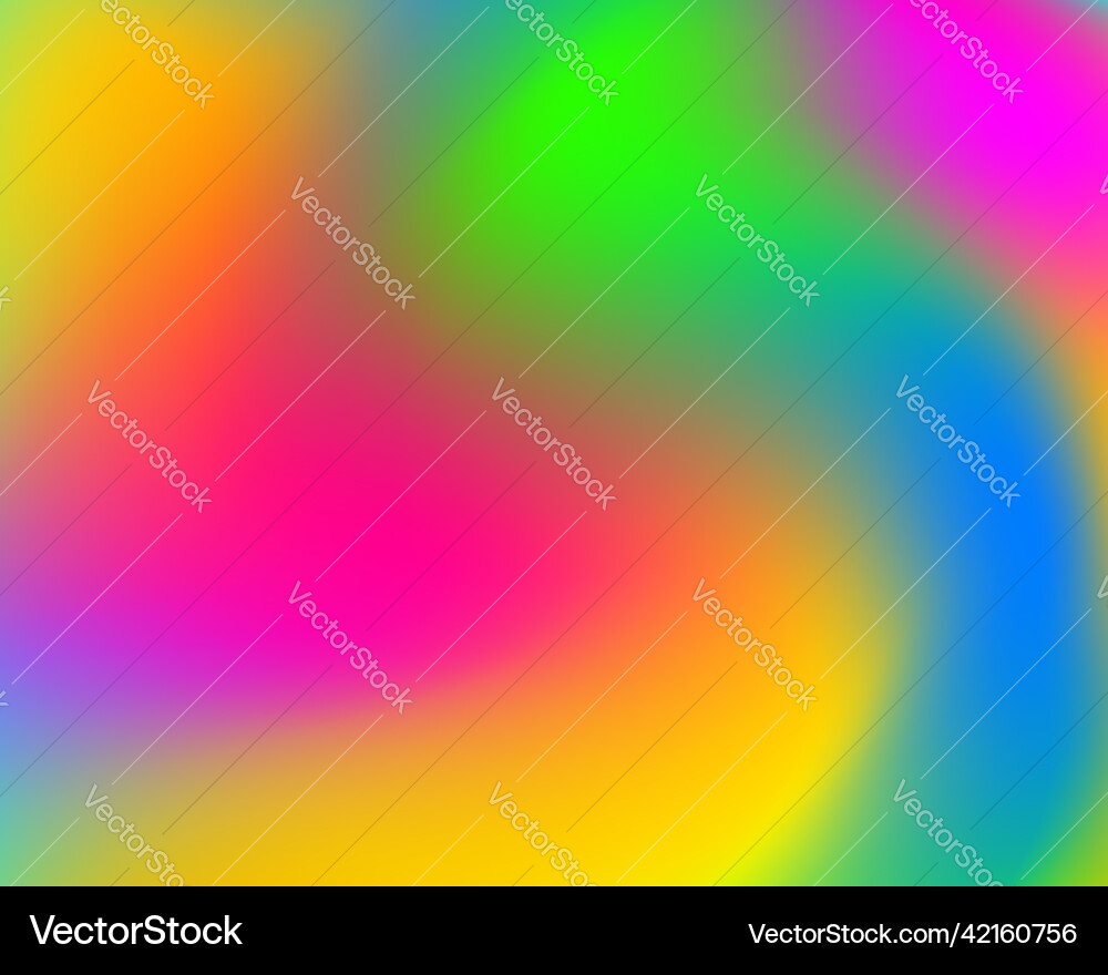 Rainbow Color Gradient Abstract Background vector image
