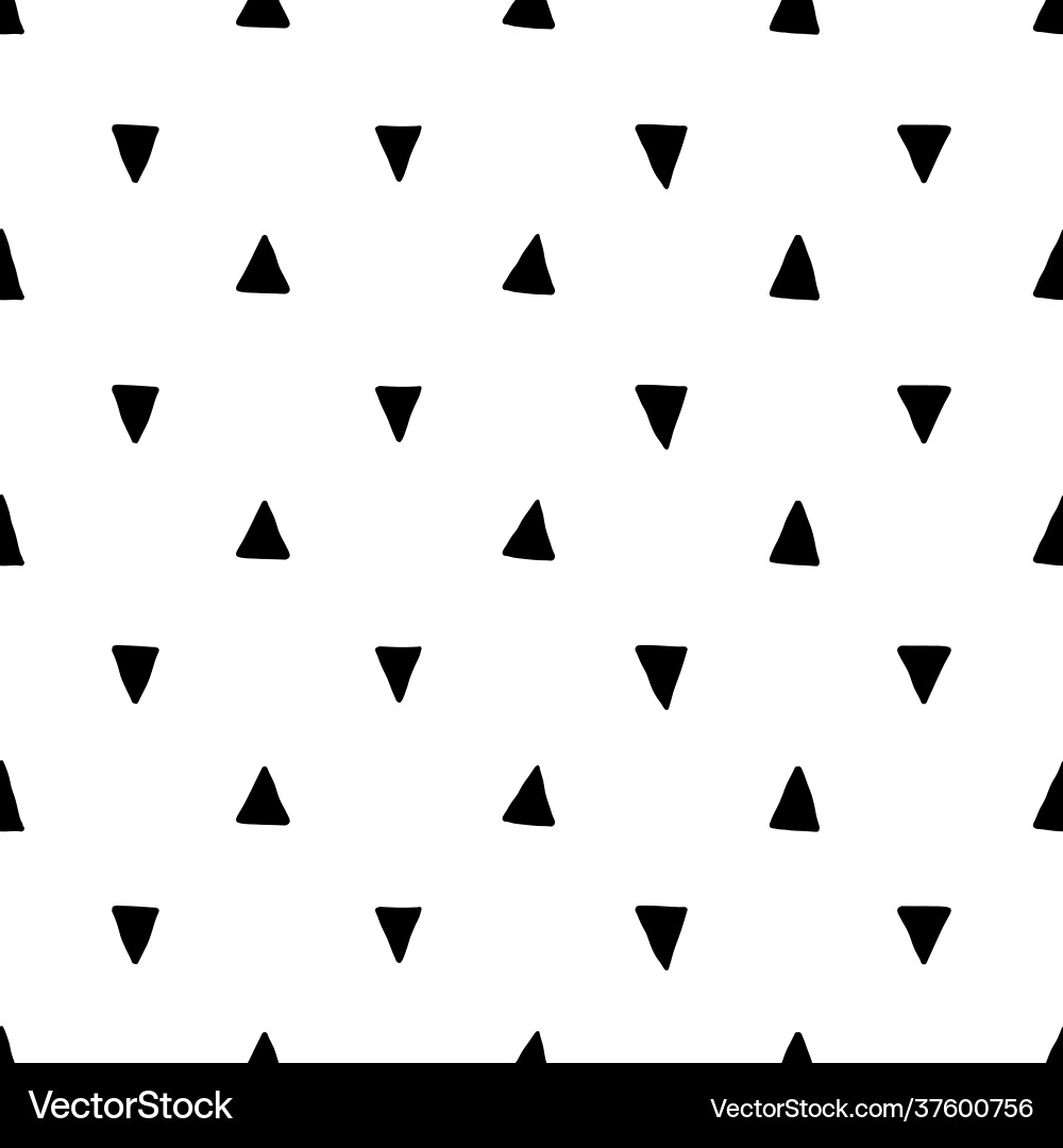 Scandinavian triangle seamless pattern Scandinavian triangle seamless pattern vector image