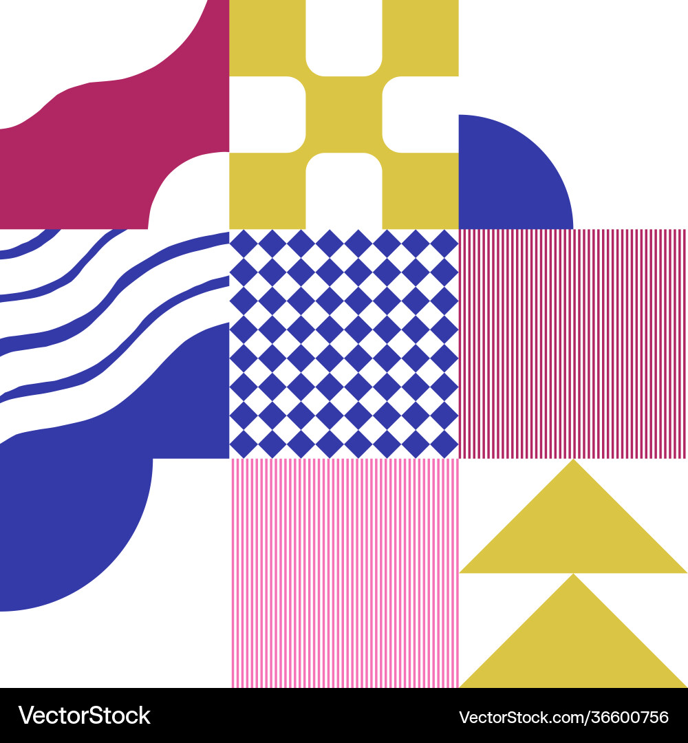 Square form abstract pattern design Square form abstract pattern design vector image