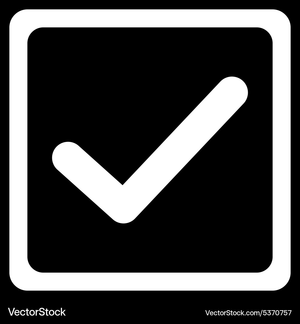 Checkbox icon vector image