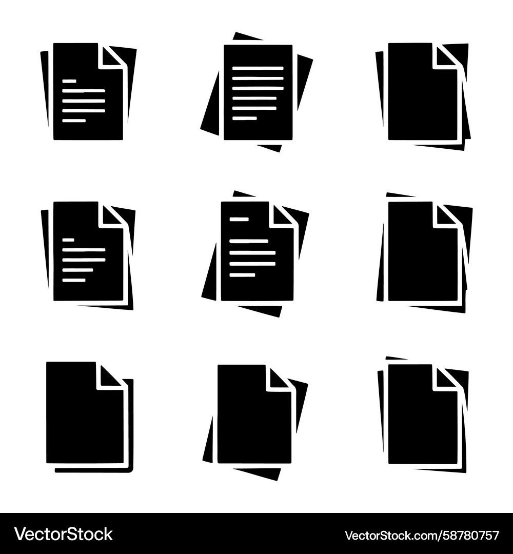 Document Pages & Templates Vector Image