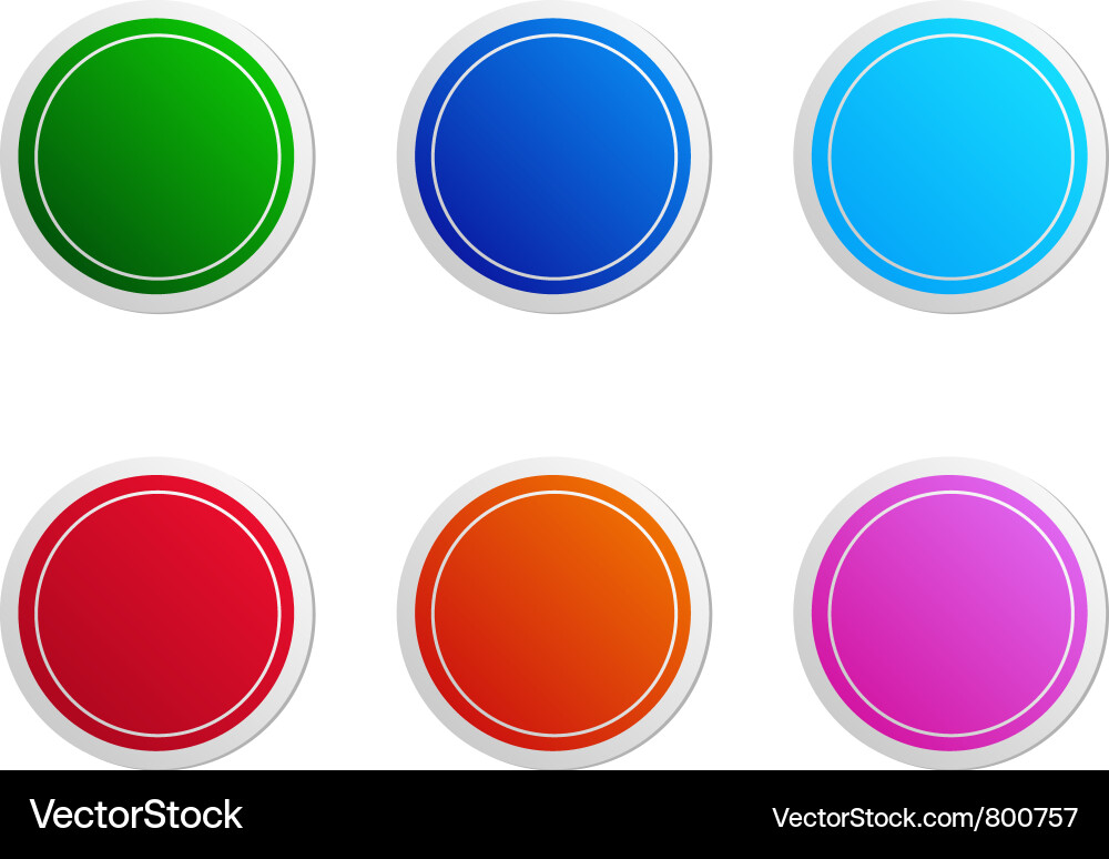 Paper labels Vector Image
