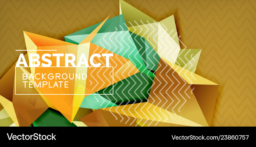 Triangular low poly background design Triangular low poly background design vector image