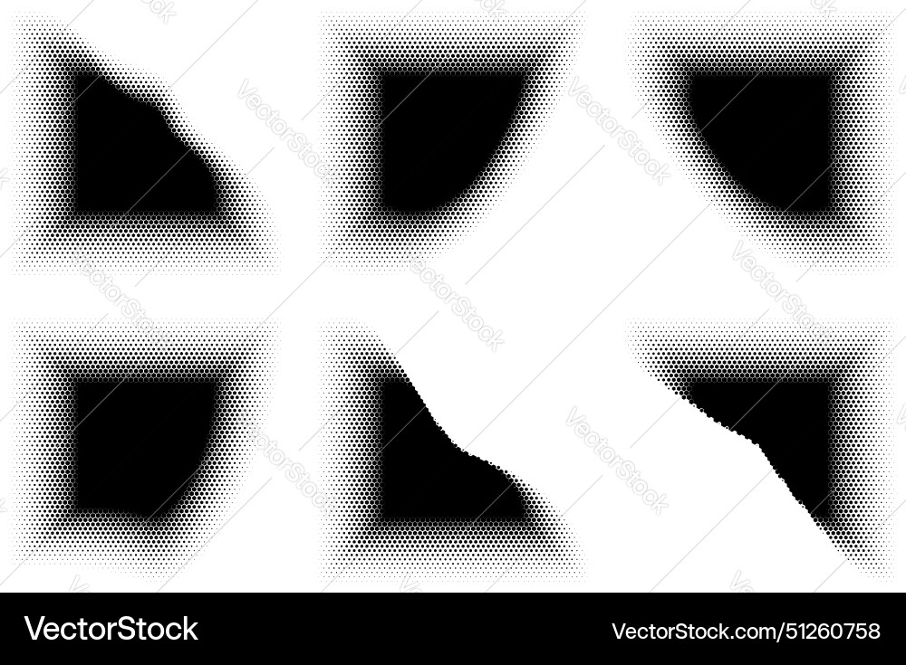 Halftone hexagon pattern reprographic technique Halftone hexagon pattern reprographic technique vector image