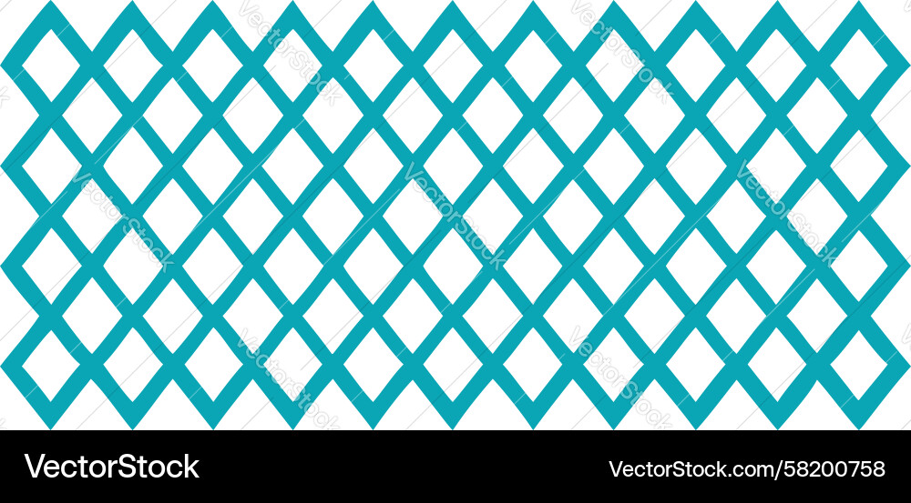 Interlocking Diamond Mesh Pattern Vector Image