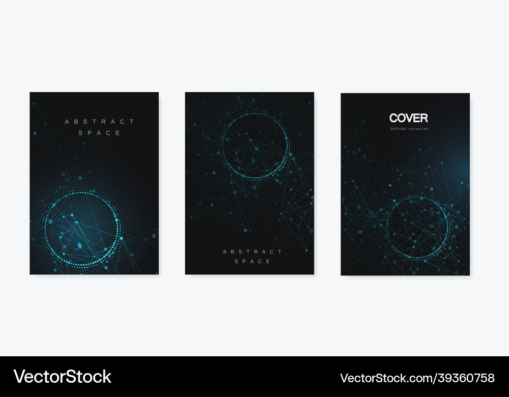Modern geometric background with connected lines Modern geometric background with connected lines vector image
