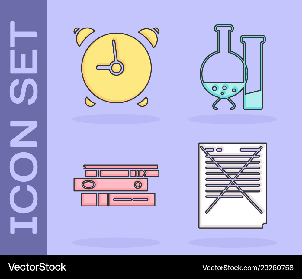 Set exam paper with incorrect answers survey Set exam paper with incorrect answers survey vector image