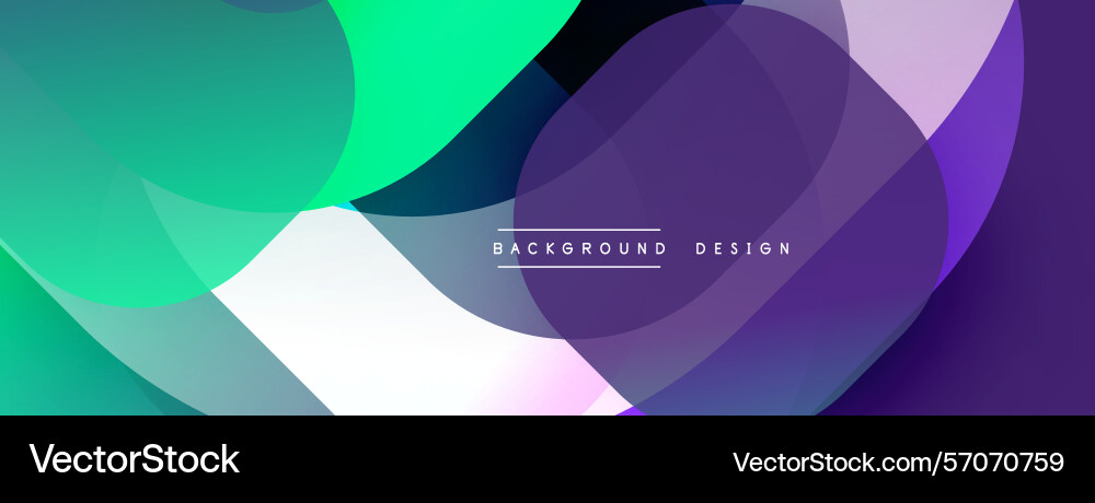 Abstract fluid shapes overlap creating vibrant Abstract fluid shapes overlap creating vibrant vector image