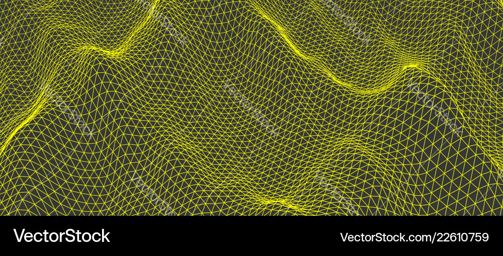 Abstract science technology background 3d grid Abstract science technology background 3d grid vector image