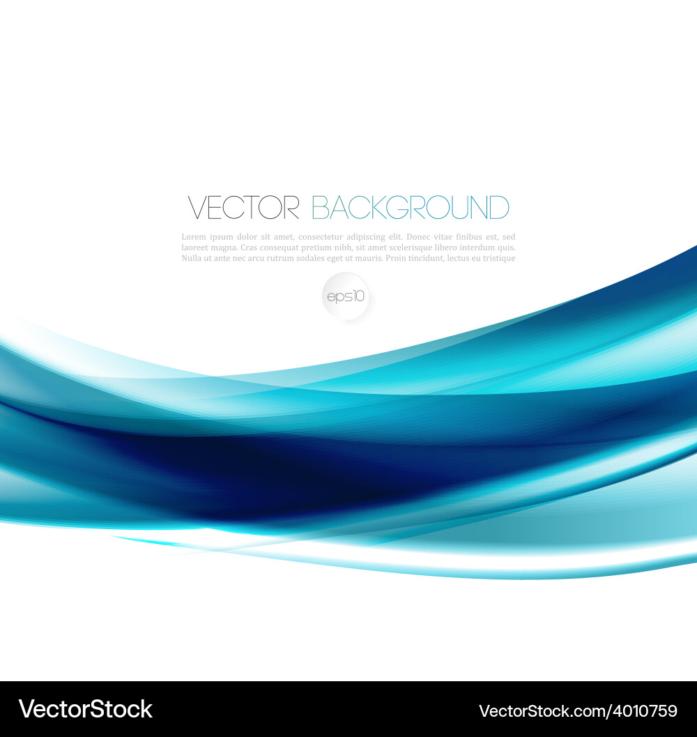 Abstract Wave Background vector image
