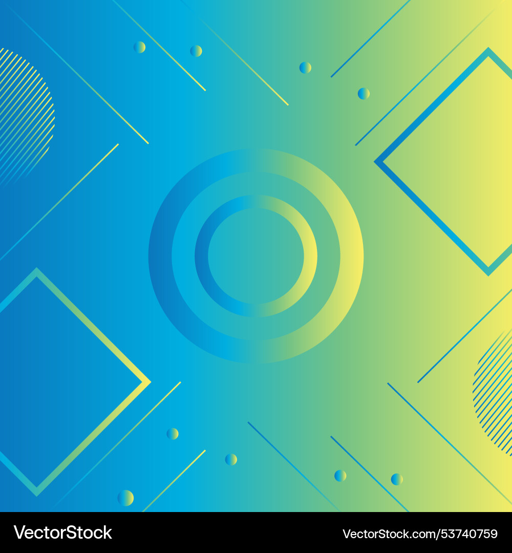 Blue gradient abstract rectangle shape background Blue gradient abstract rectangle shape background Vector Image