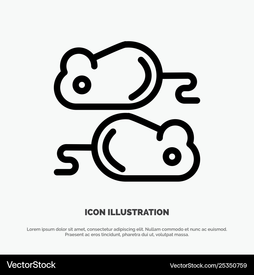 Closing testing test line icon Closing testing test line icon vector image