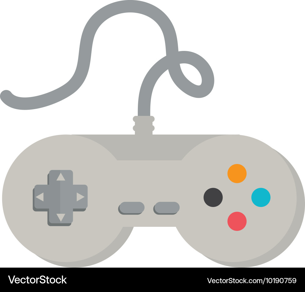 Control game controller entretaiment play icon vector image