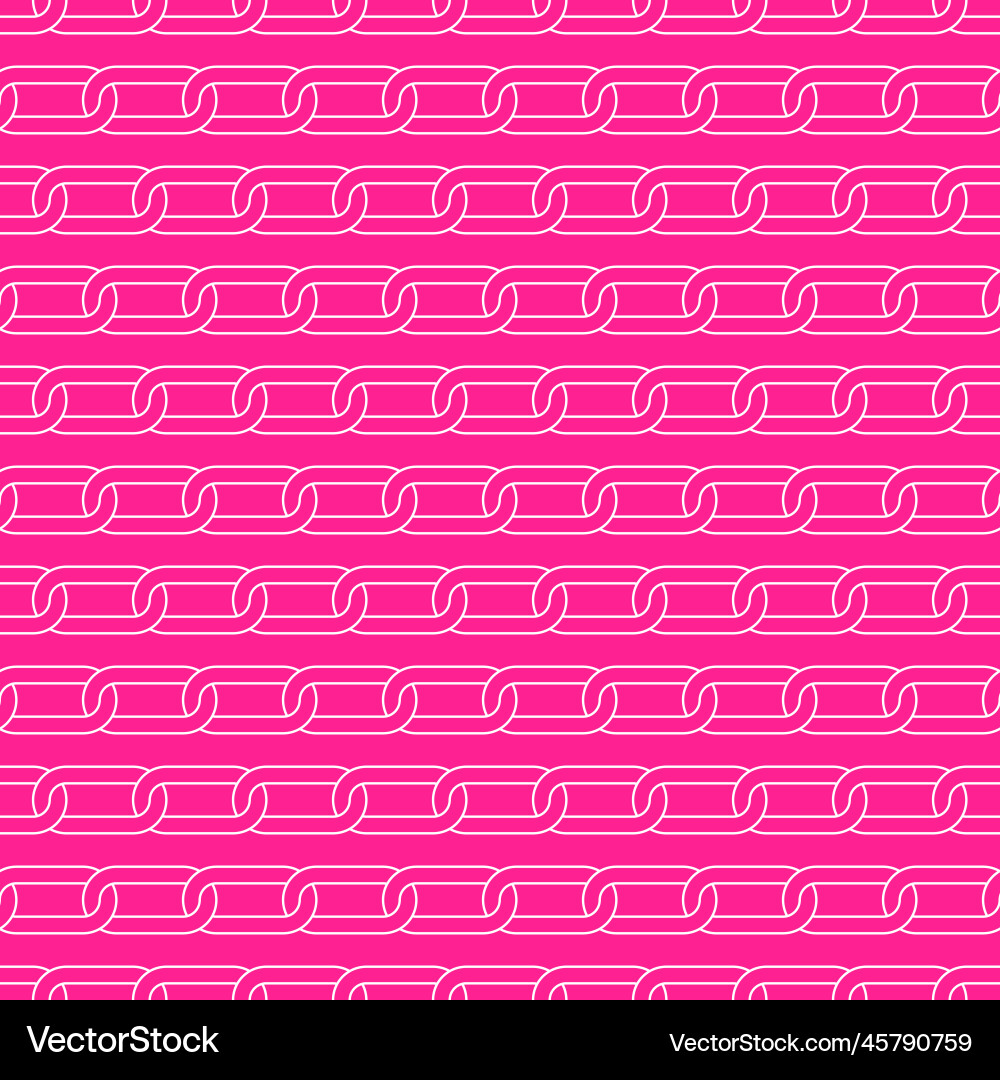 Linear chain seamless pattern lines emo magenta Linear chain seamless pattern lines emo magenta vector image