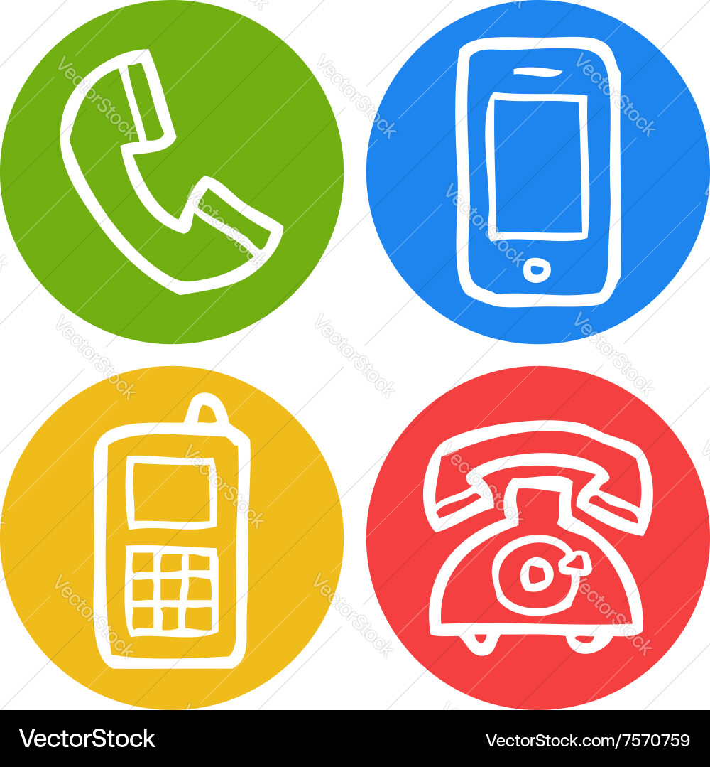 Phone icon Royalty Free Vector Image - VectorStock