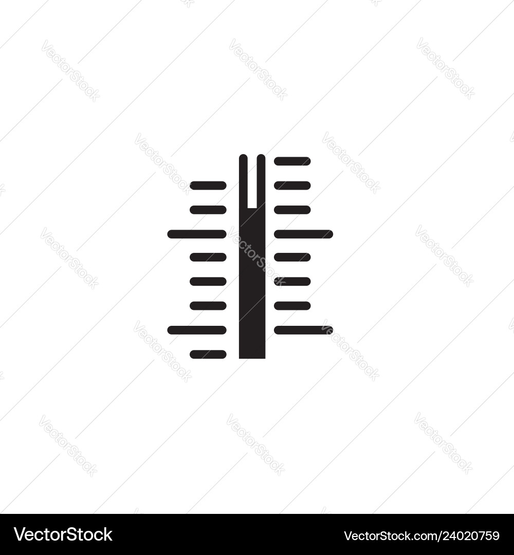 Thermometer scale icon close-up indicator Thermometer scale icon close-up indicator vector image
