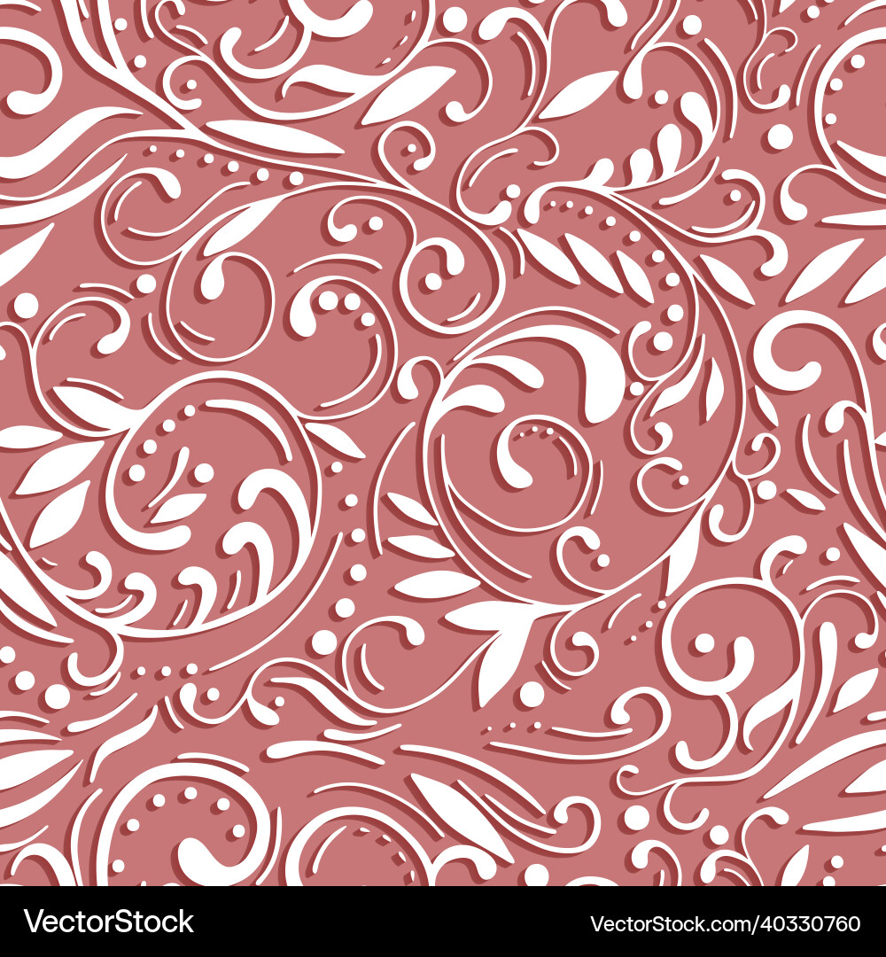 Abstract hand drawn seamless pattern openwork Abstract hand drawn seamless pattern openwork vector image