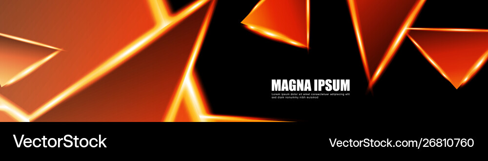 Background a luminous triangle shape design Background a luminous triangle shape design Vector Image