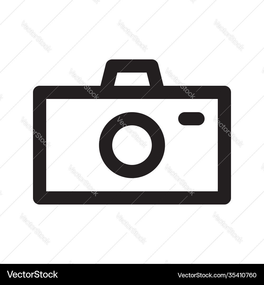 Camera icon suitable for user interface element Camera icon suitable for user interface element vector image