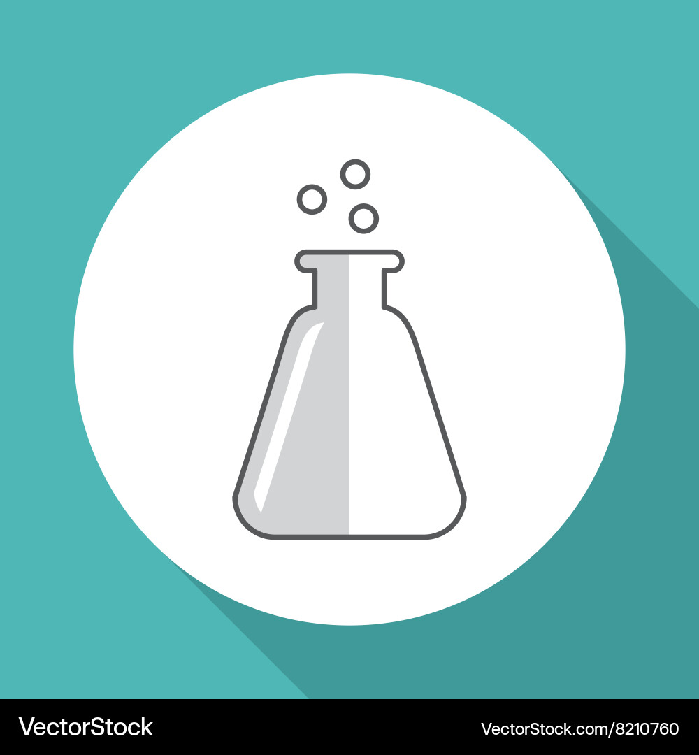Flask icon design Vector Image
