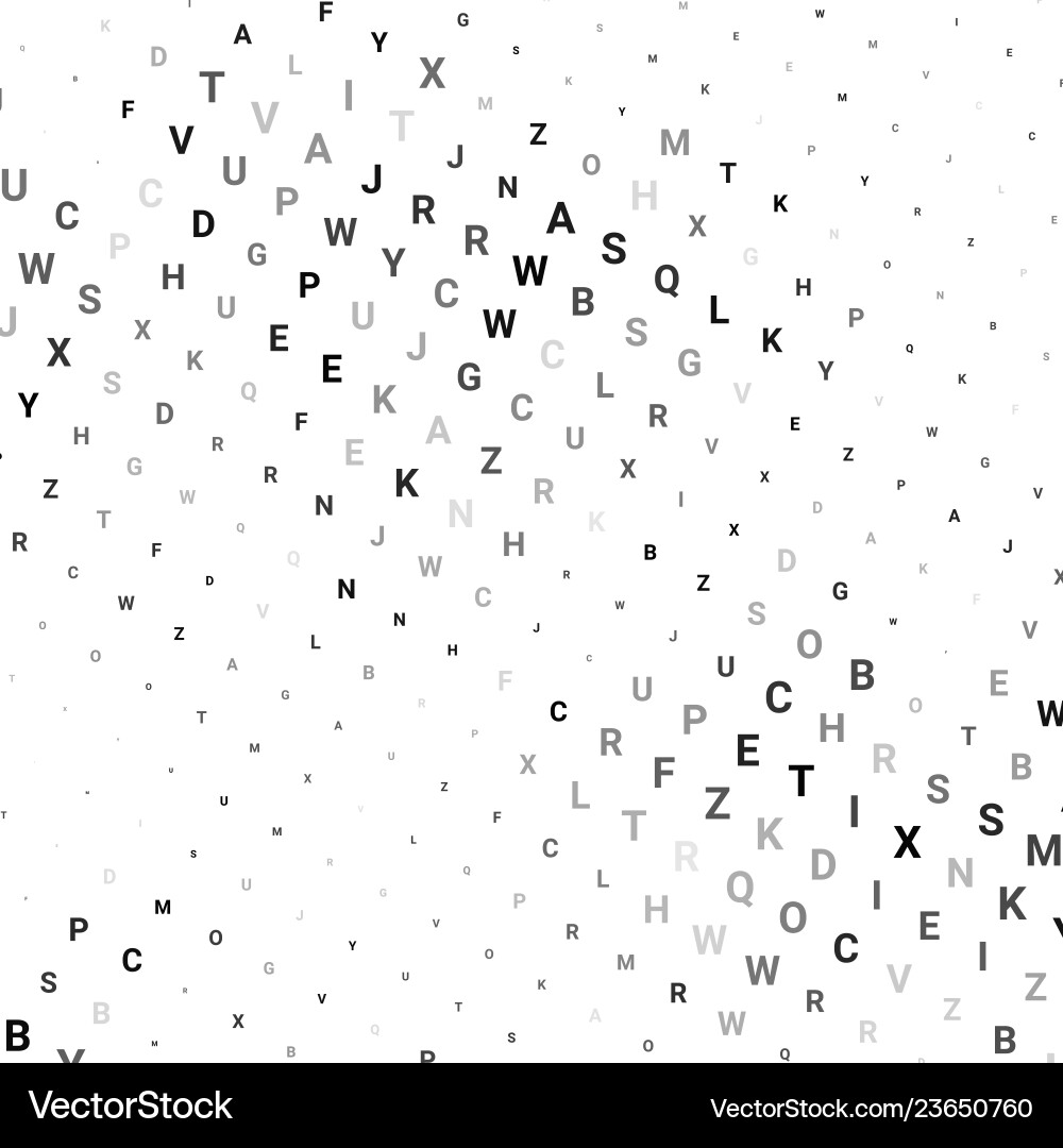 Halftone Letter Texture Vector Image