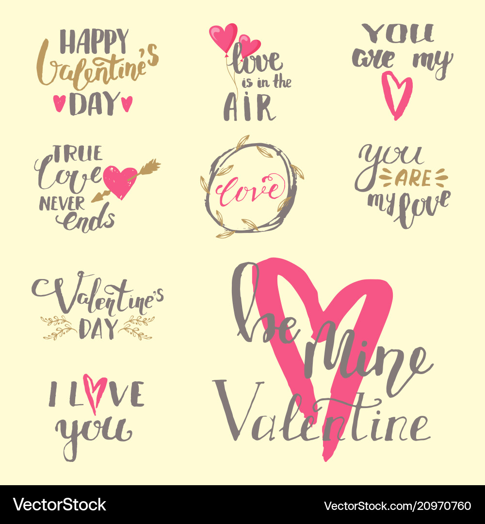 100 Mal Ich Liebe Dich Text Zum Kopieren Ich liebe dich Text Overlays Hand gezeichnet Vektorbild