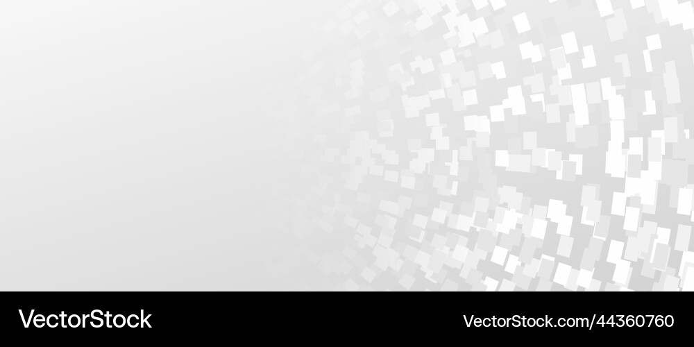 White Square Particle Background vector image