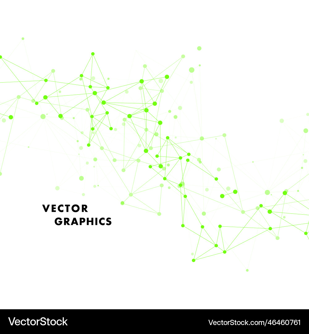 Abstract connecting dots and lines node digital Abstract connecting dots and lines node digital Vector Image