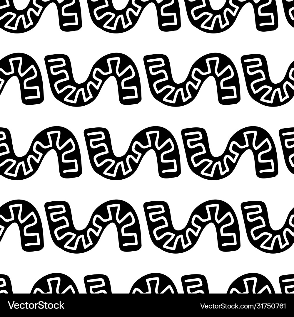 Seamless pattern in form curved Seamless pattern in form curved vector image