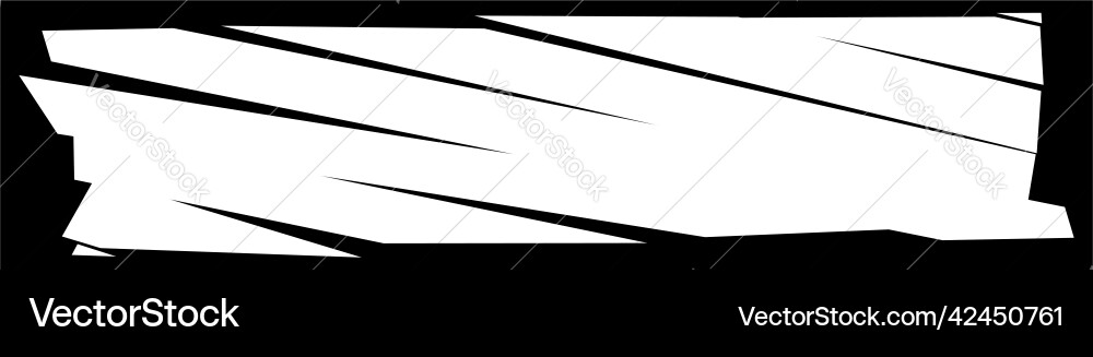Slit slash fracture texture effect element Vector Image