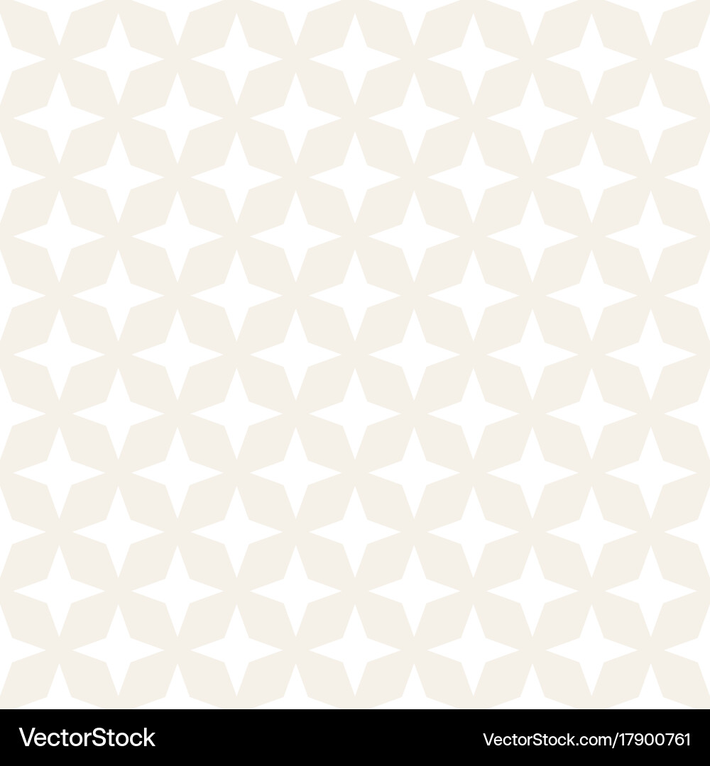 Star Lattice Pattern - Geometric Repeat vector image