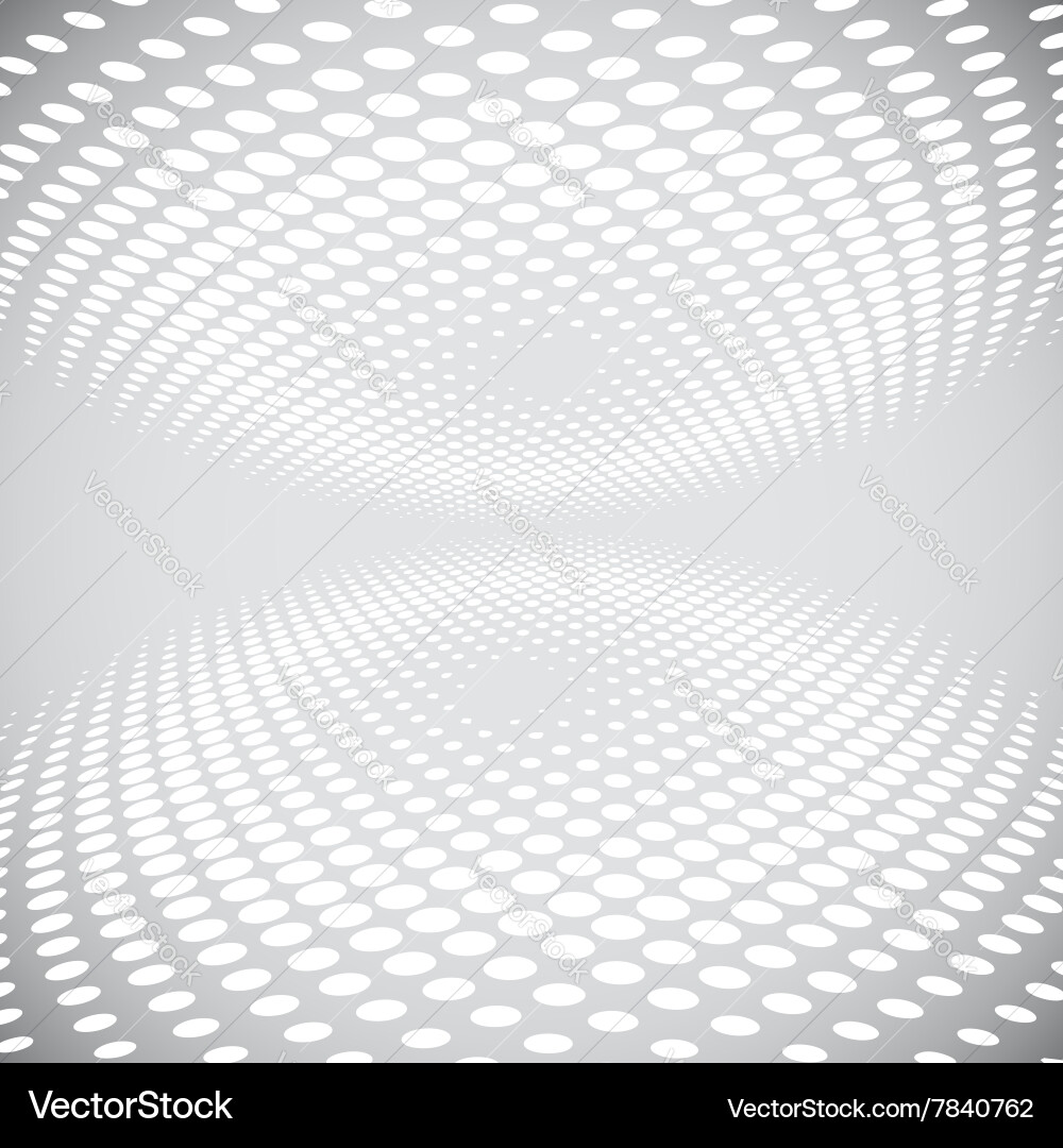 Abstract Halftone Pattern Vector Image
