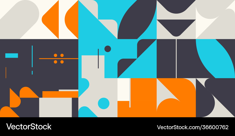 Abstract pattern graphics with simple geometric Abstract pattern graphics with simple geometric Vector Image