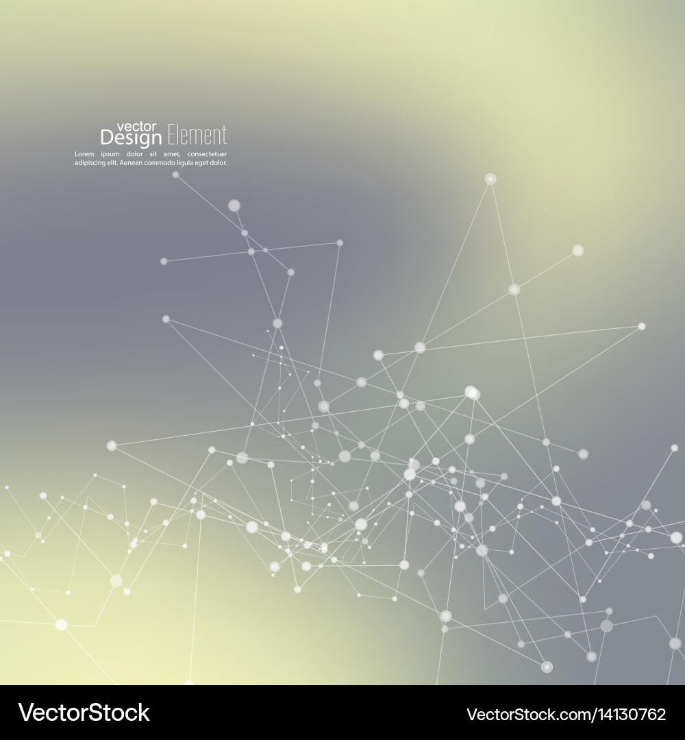 Connected Data Network vector image