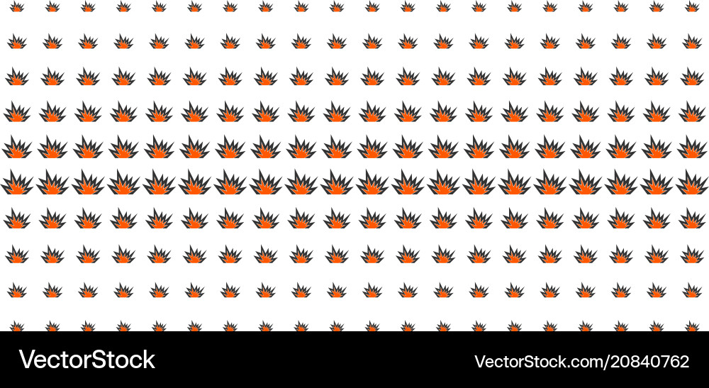 Explosion boom shape halftone pattern Vector Image