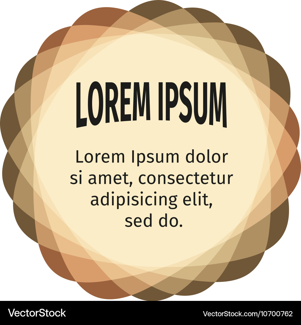 Retro design elements for the abstract colorful vector image