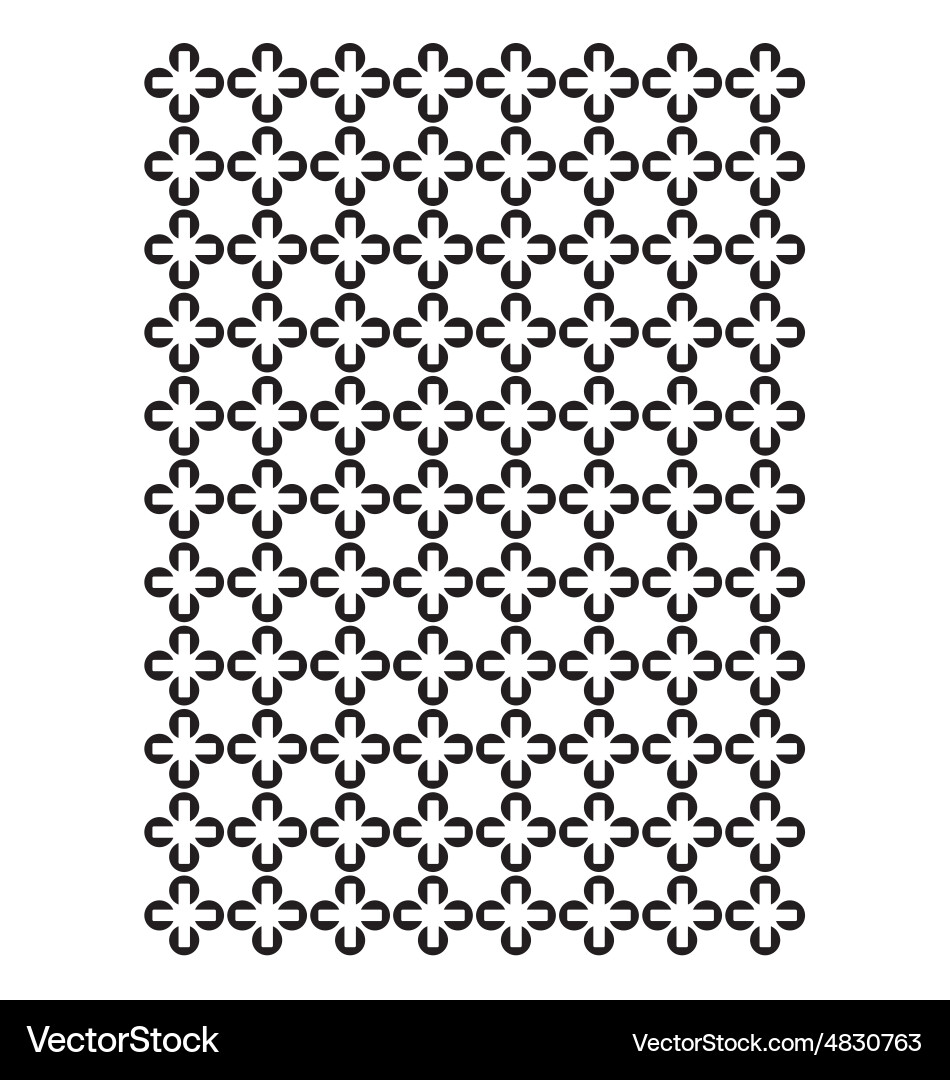 Cross block pattern Vector Image