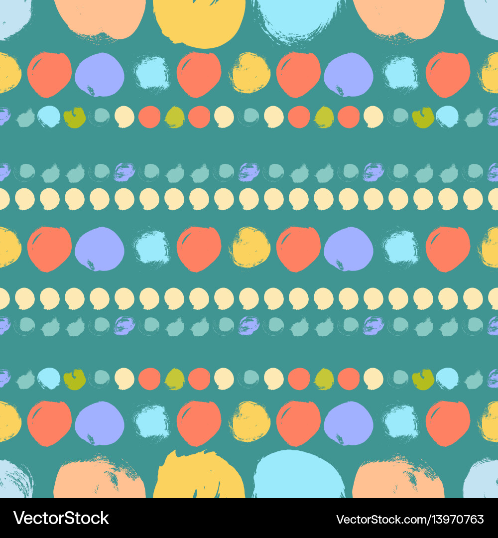 Seamless colorful pattern with circles Seamless colorful pattern with circles Vector Image