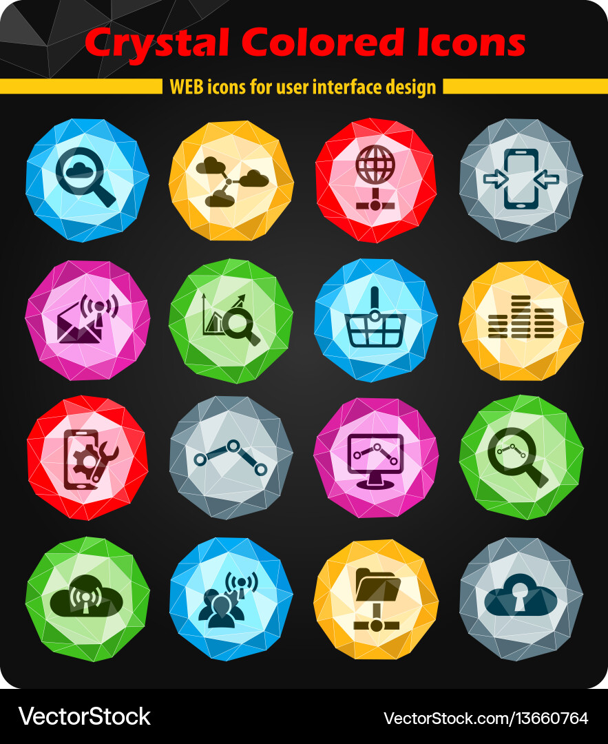Data analytic and social network icon set Data analytic and social network icon set vector image