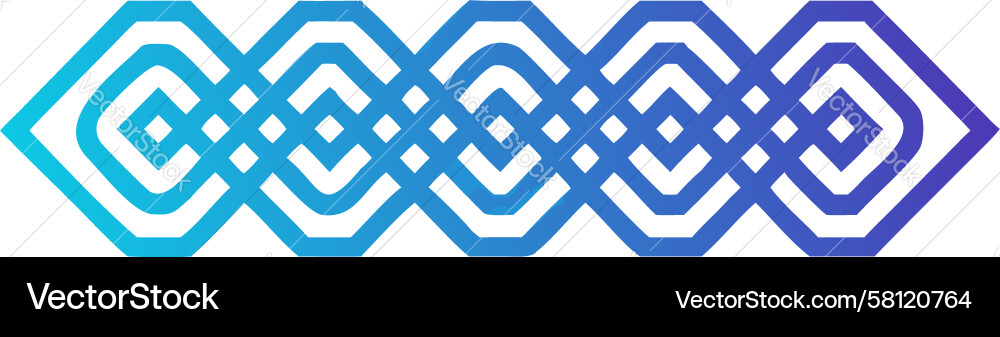 Dynamic Geometric Wave Pattern Vector Image