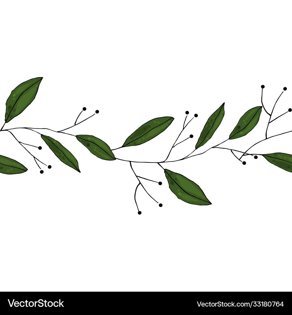 Hand drawn element for print design horizontal Hand drawn element for print design horizontal Vector Image