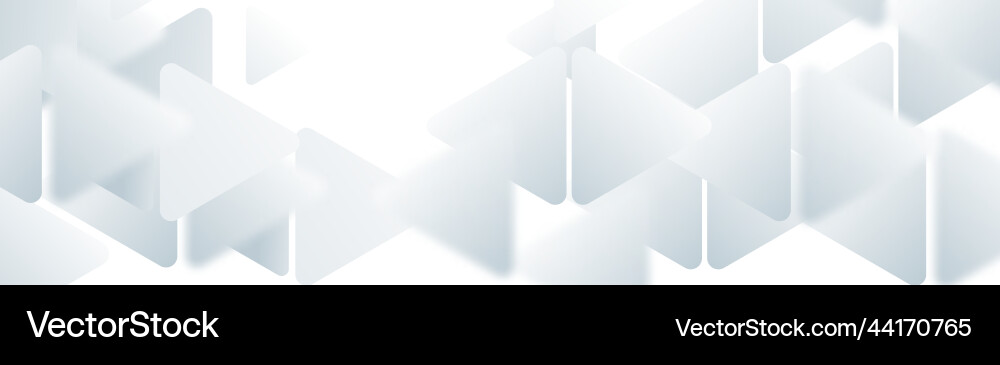 Abstract 3D Triangle Background vector image