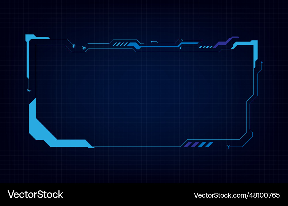 Abstract hud ui gui future futuristic screen Abstract hud ui gui future futuristic screen vector image