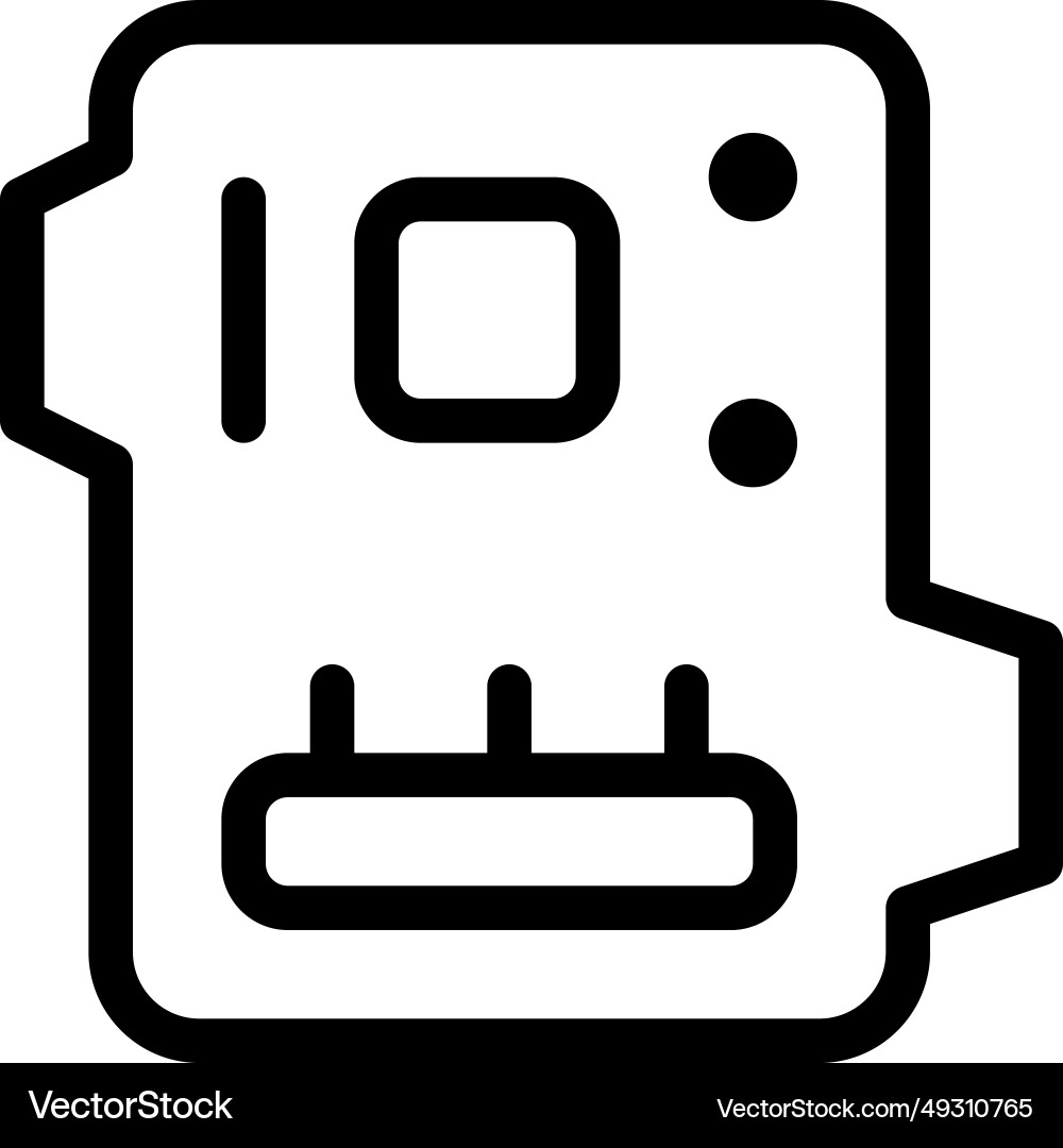 Microcontroller-based circuit for various Vector Image