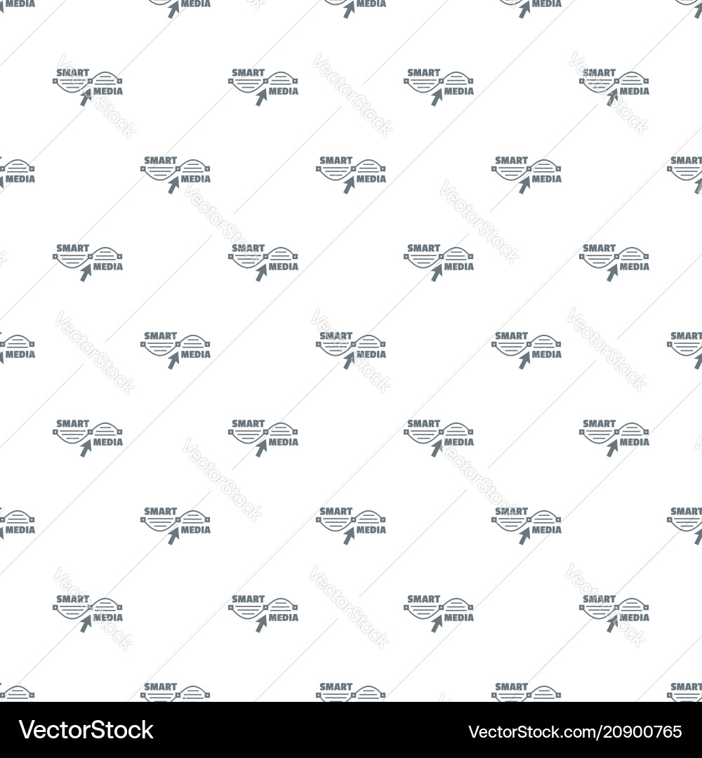 Smart media pattern seamless Smart media pattern seamless vector image