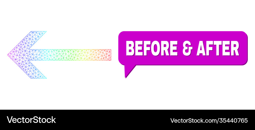 Spectrum net gradient arrow left icon and before Spectrum net gradient arrow left icon and before Vector Image