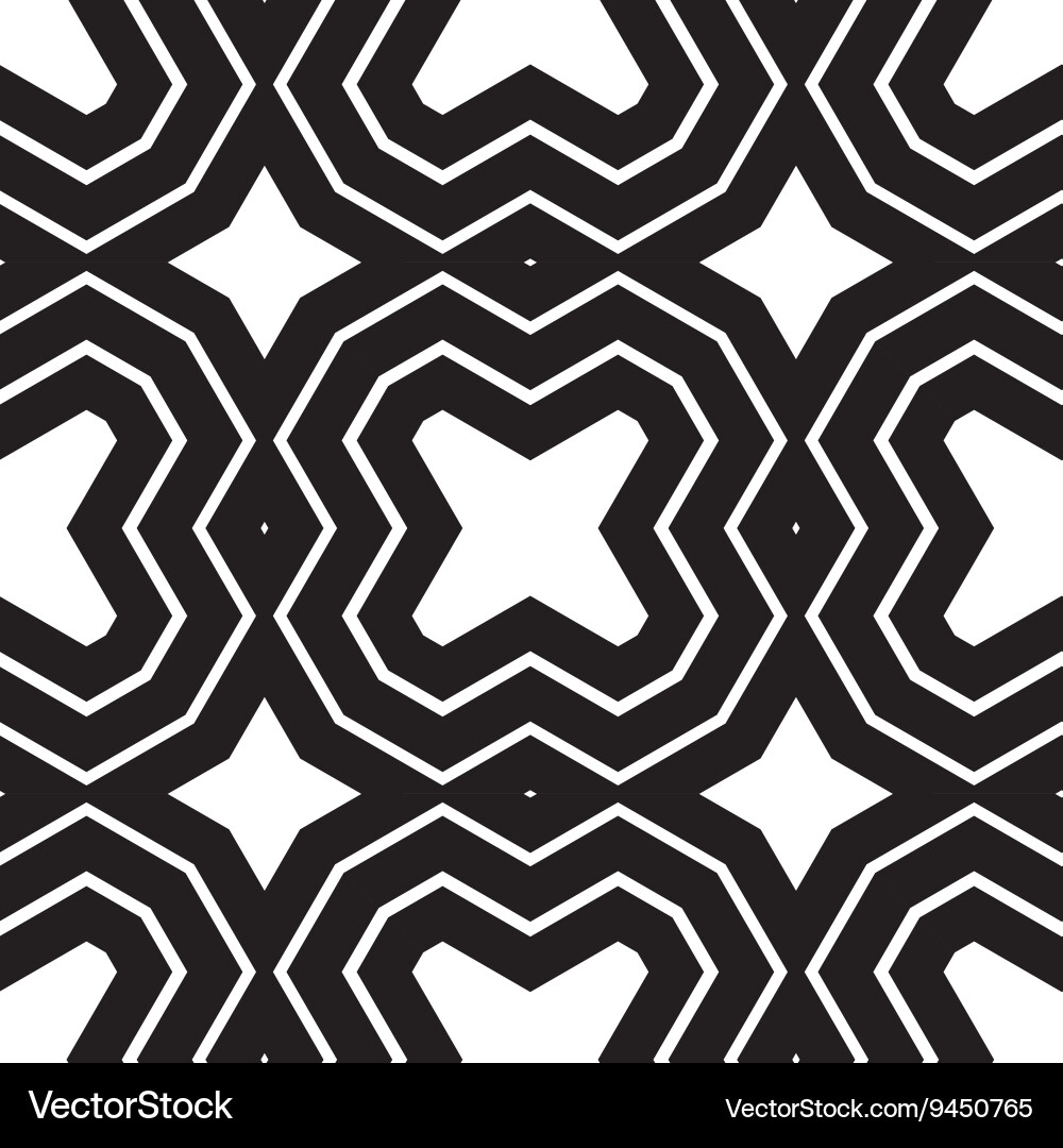 Universal different geometric seamless patterns vector image